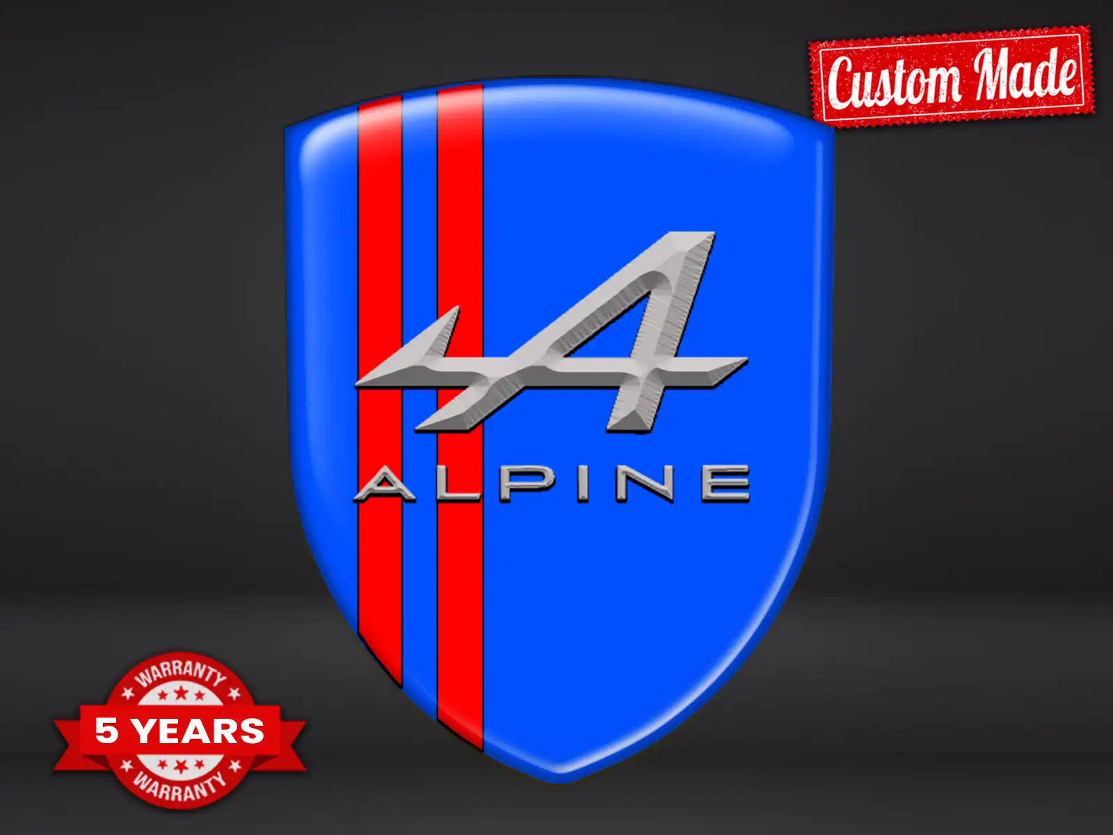 Alpina Vinylaufkleber Auto Robust Stern Exklusiv
